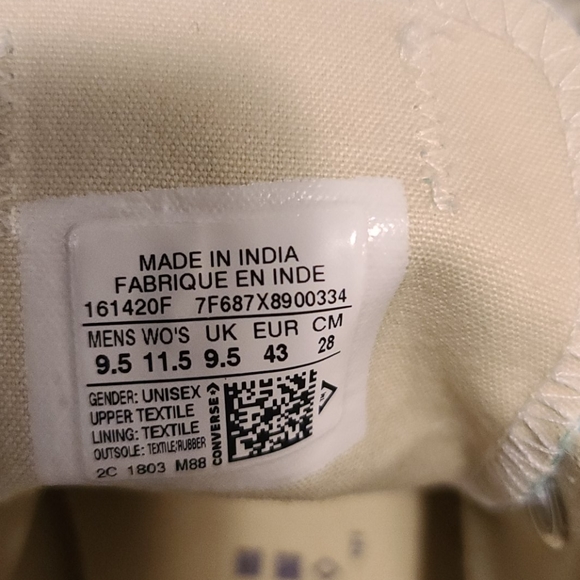 Converse CTAS Ox Turquoise Athletic Shoes - Picture 1 of 4